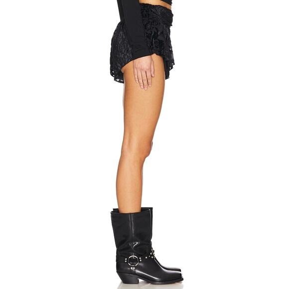Free People Snow Angel Micro Short In Black Combo XL - Picture 5 of 6